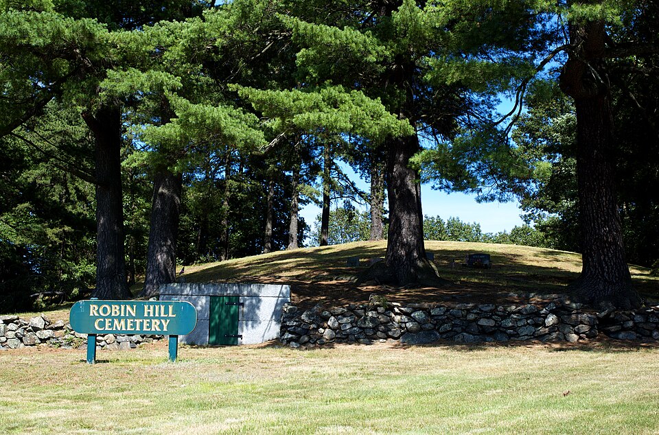 Photograph of Robin Hill Cemetery