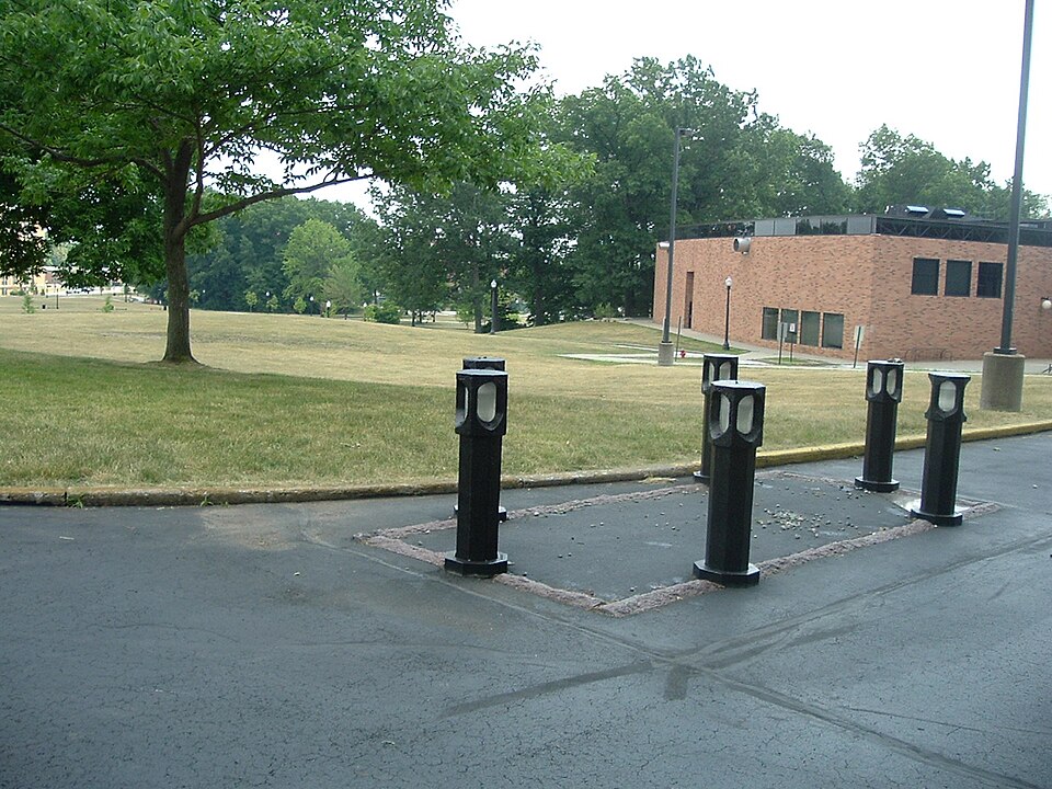 Photograph of May 4, 1970, Kent State Shootings Site