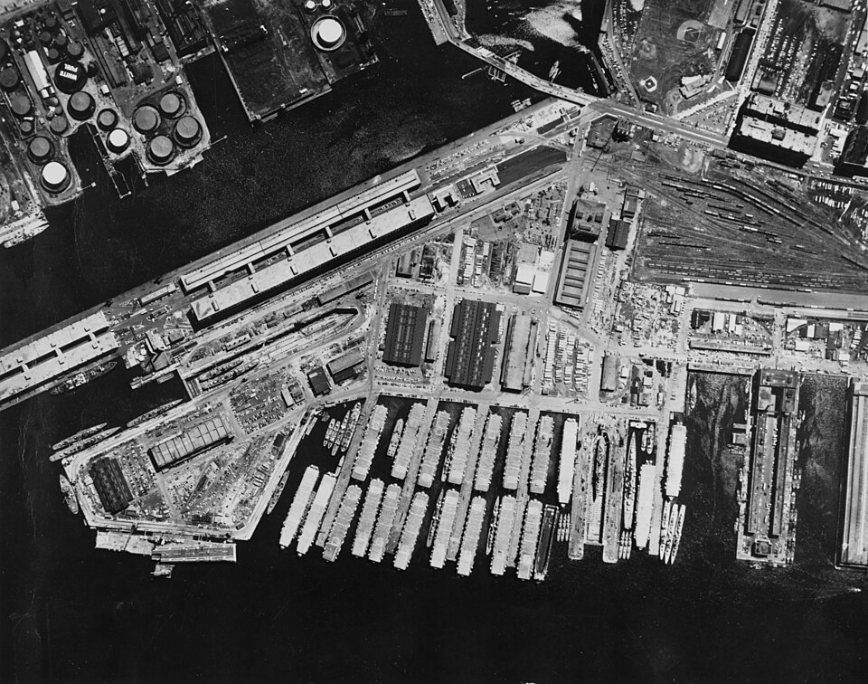 Photograph of Boston Navy Yard