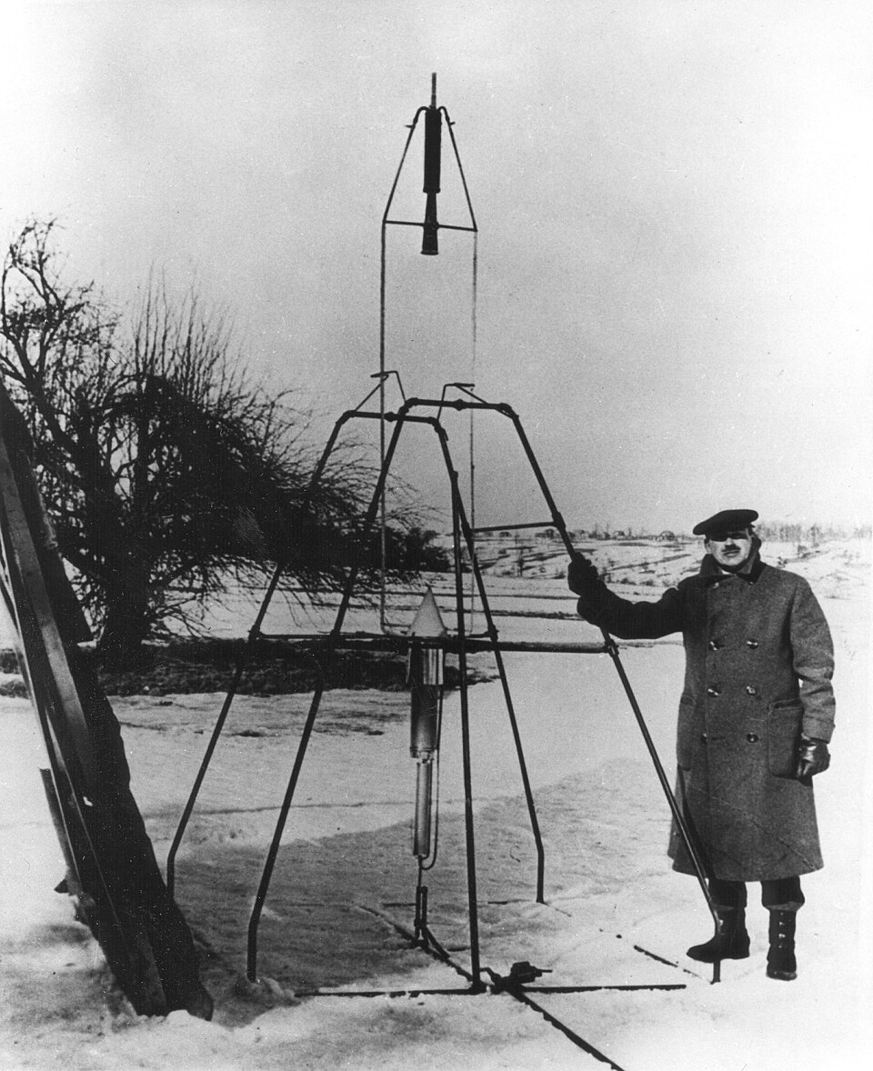 Photograph of Goddard Rocket Launching Site