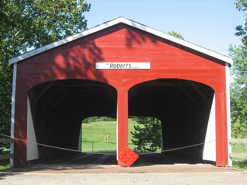 Photograph of Roberts Covered Bridge