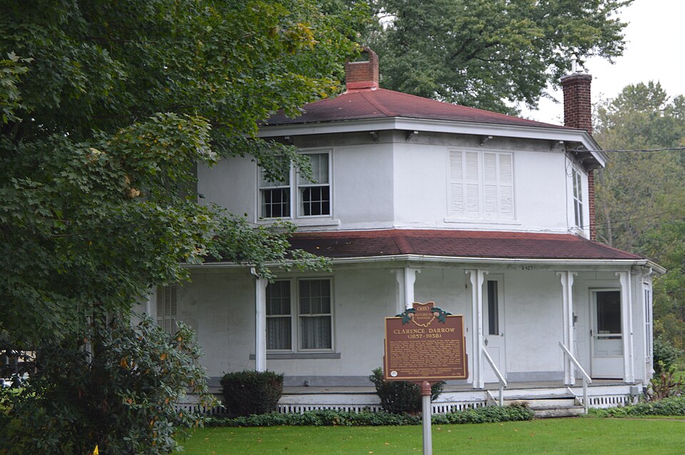 Photograph of Clarence Darrow Octagon House