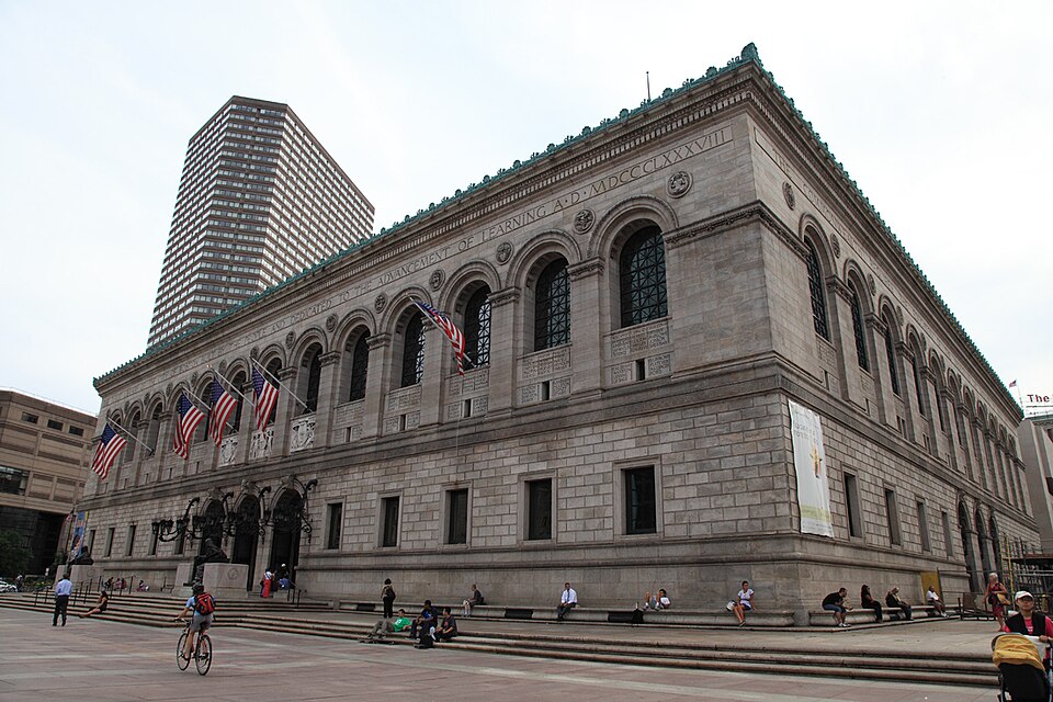 Photograph of Boston Public Library, McKim Building