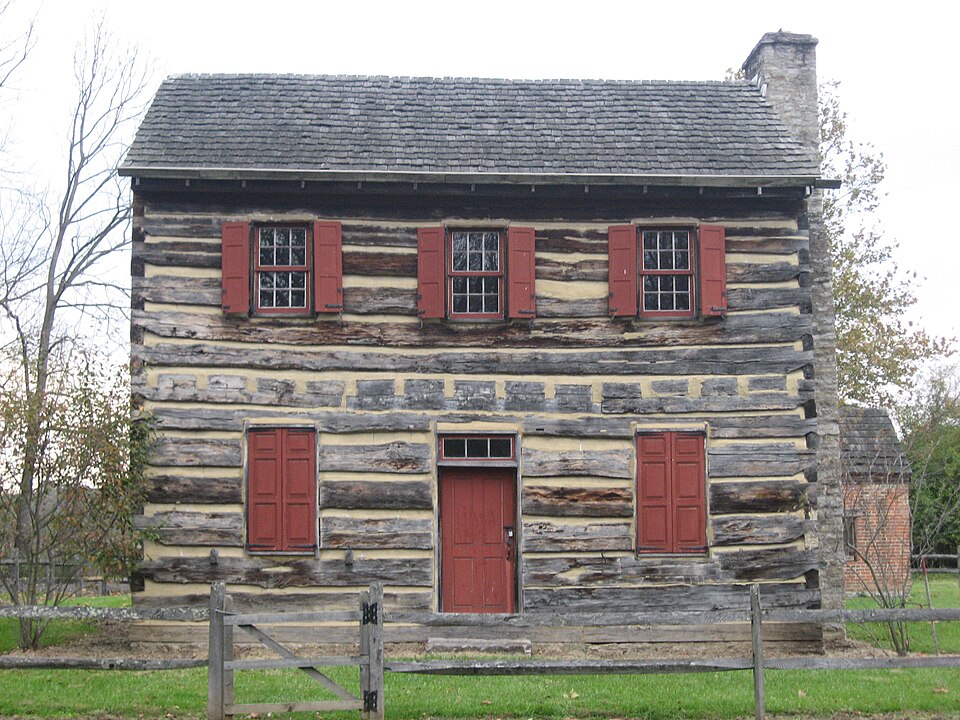 Photograph of Zachariah Price Dewitt Cabin