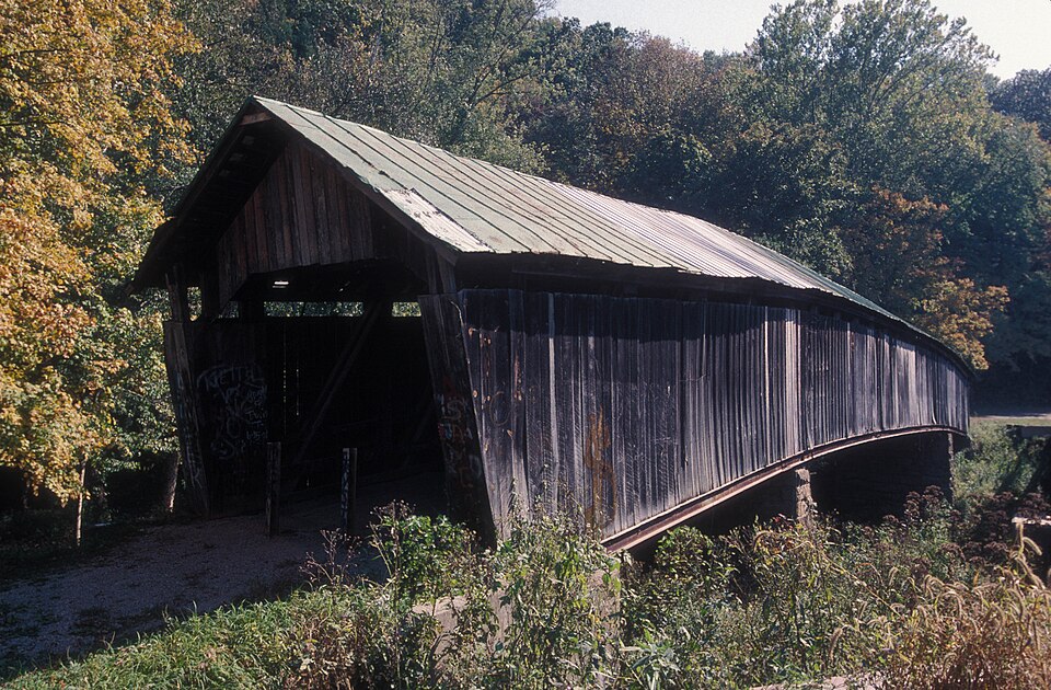Photograph of Ponn Humpback Covered Bridge