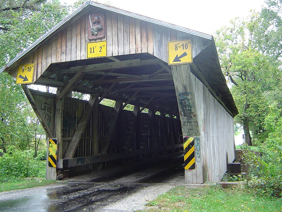 Photograph of Chambers Road Covered Bridge
