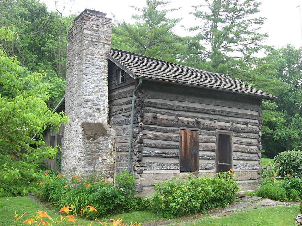 Photograph of Miller-Leuser Log House