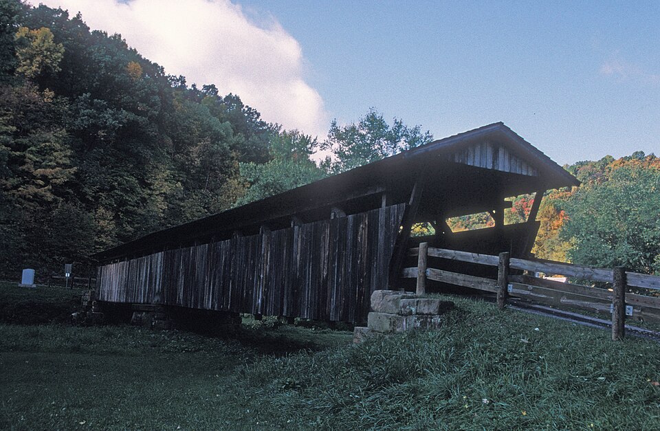 Photograph of Helmick Covered Bridge