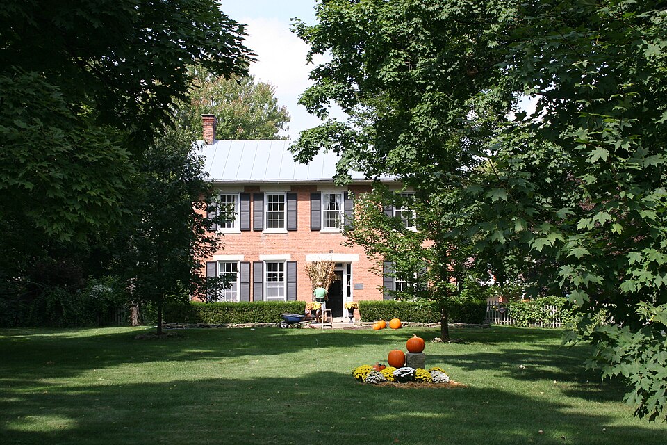 Photograph of Anson Davis House and Springhouse