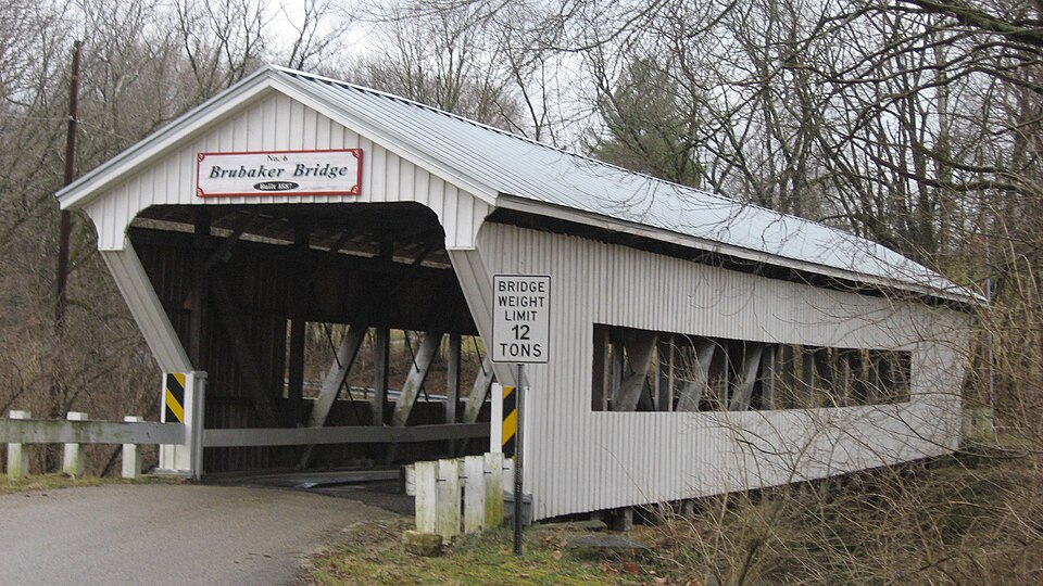 Photograph of Brubaker Covered Bridge