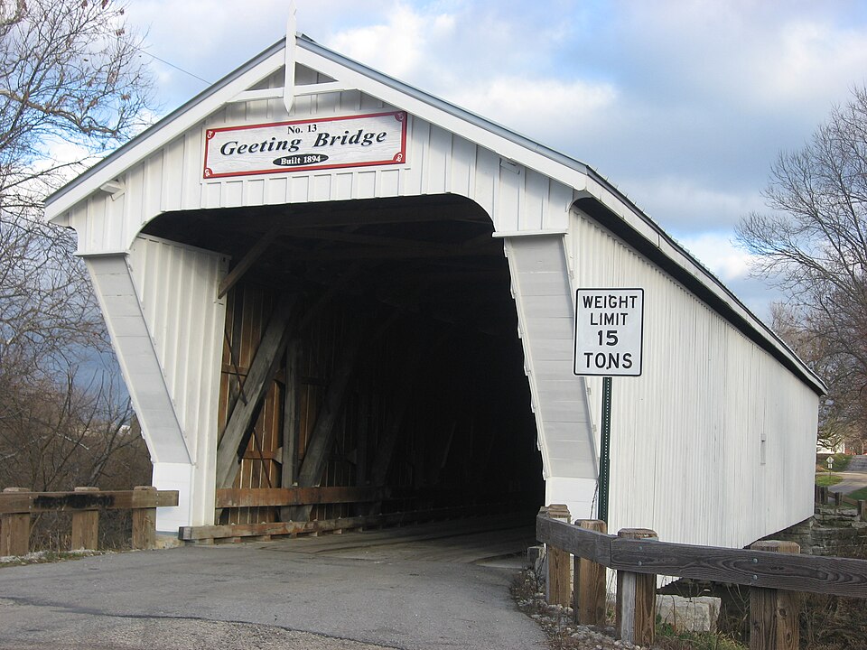 Photograph of Geeting Covered Bridge