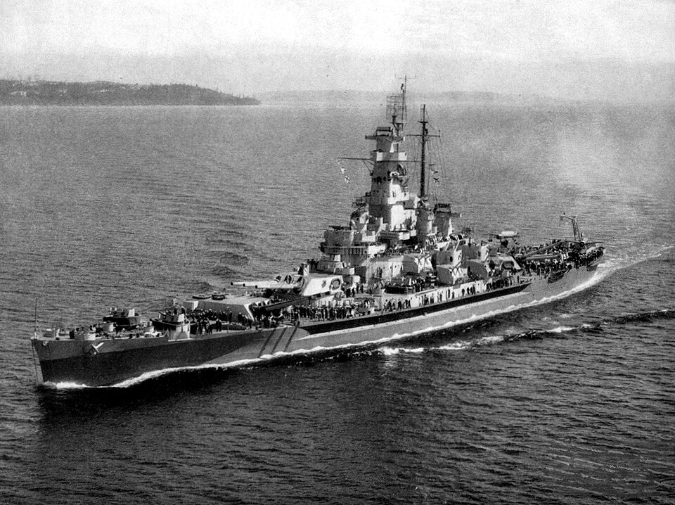 Photograph of USS Massachusetts