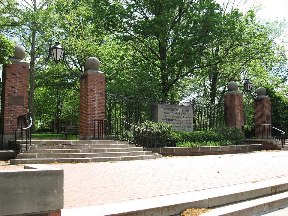 Photograph of College Green of Ohio University