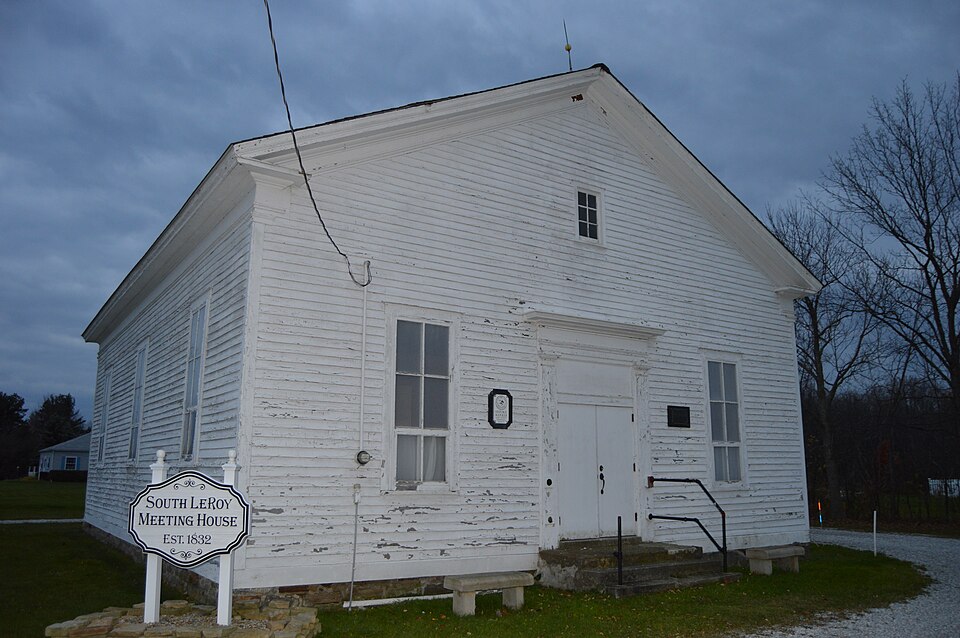 Photograph of South Leroy Meetinghouse