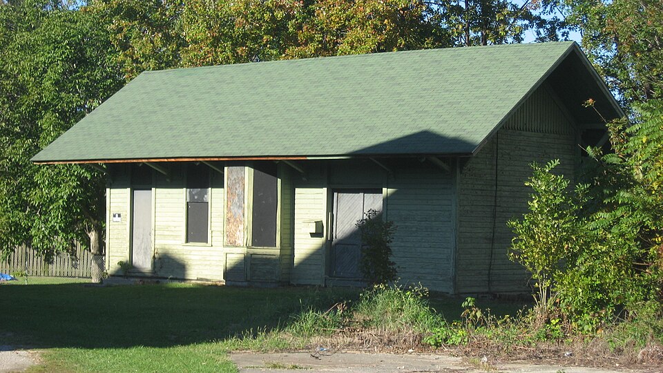 Photograph of Old Nickel Plate Railroad Depot