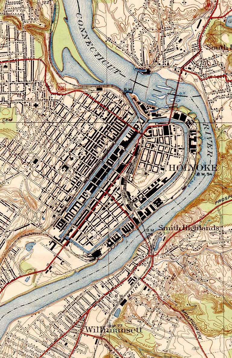 Photograph of Holyoke Canal System