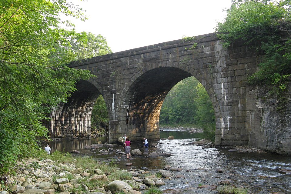 Photograph of Middlefield-Becket Stone Arch Railroad Bridge District