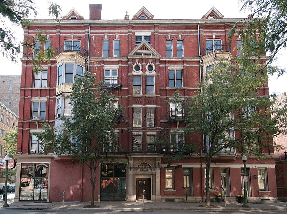 Photograph of Saxony Apartment Building
