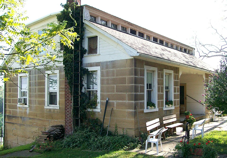 Photograph of Frederick Kindleberger Stone House and Barn