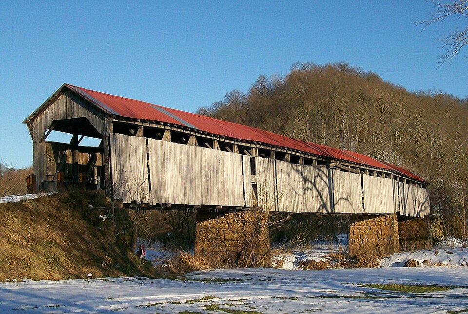 Photograph of Knowlton Covered Bridge
