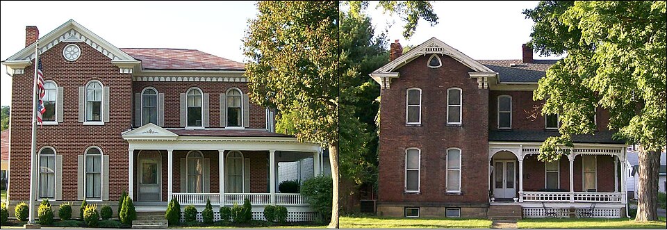 Photograph of Thomas T. and Wesley B. Frasier Houses