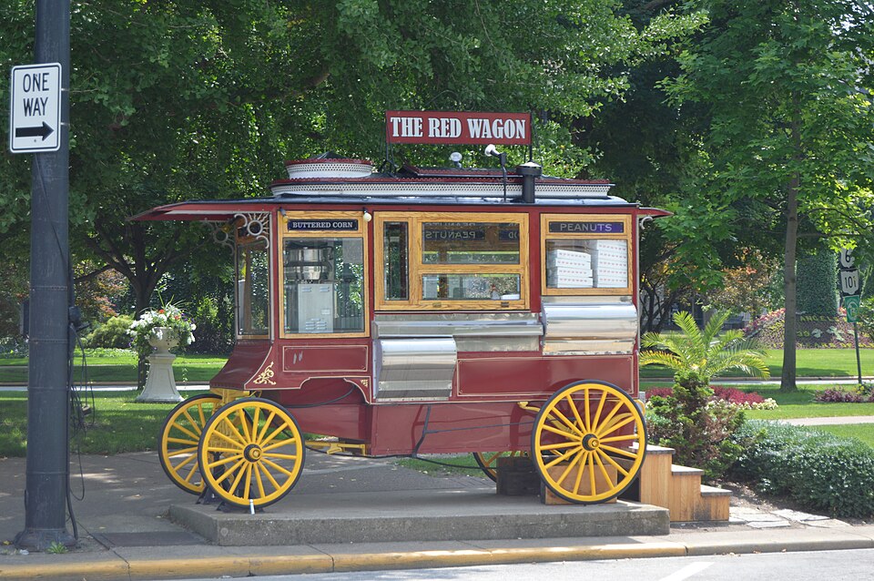 Photograph of Red Popcorn Wagon