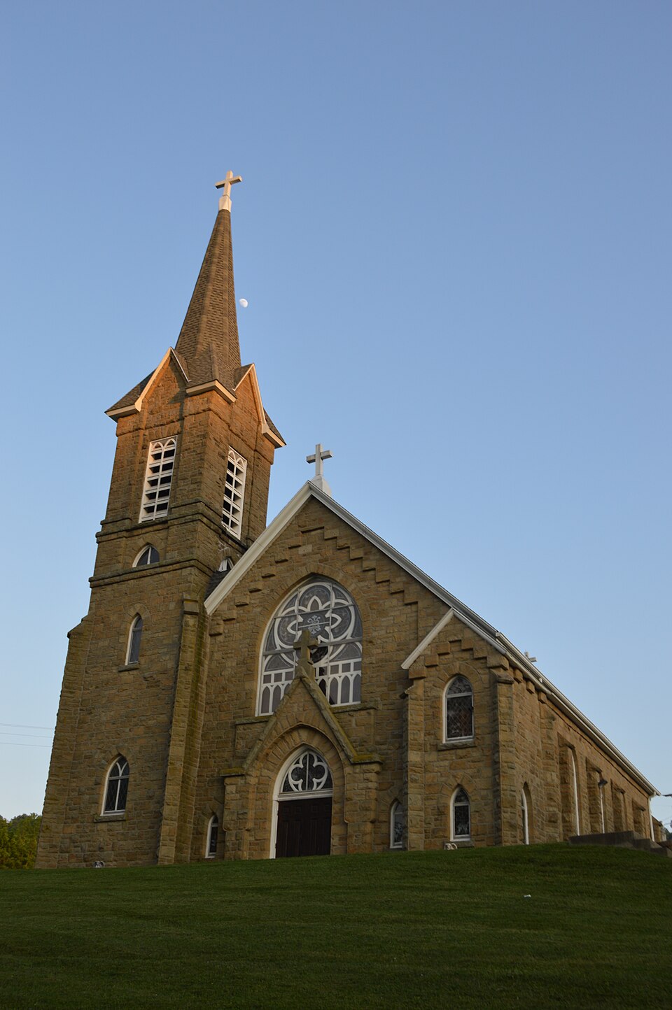 Photograph of St. Henry Roman Catholic Church and Rectory