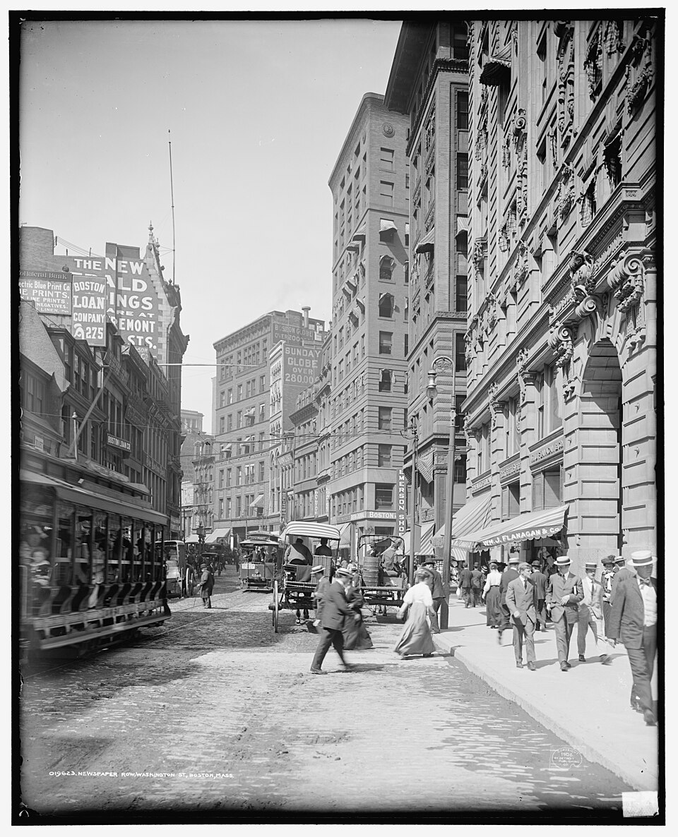 Photograph of Newspaper Row