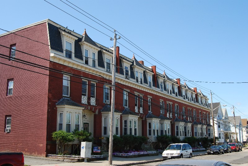 Photograph of A. B. Chace Rowhouses