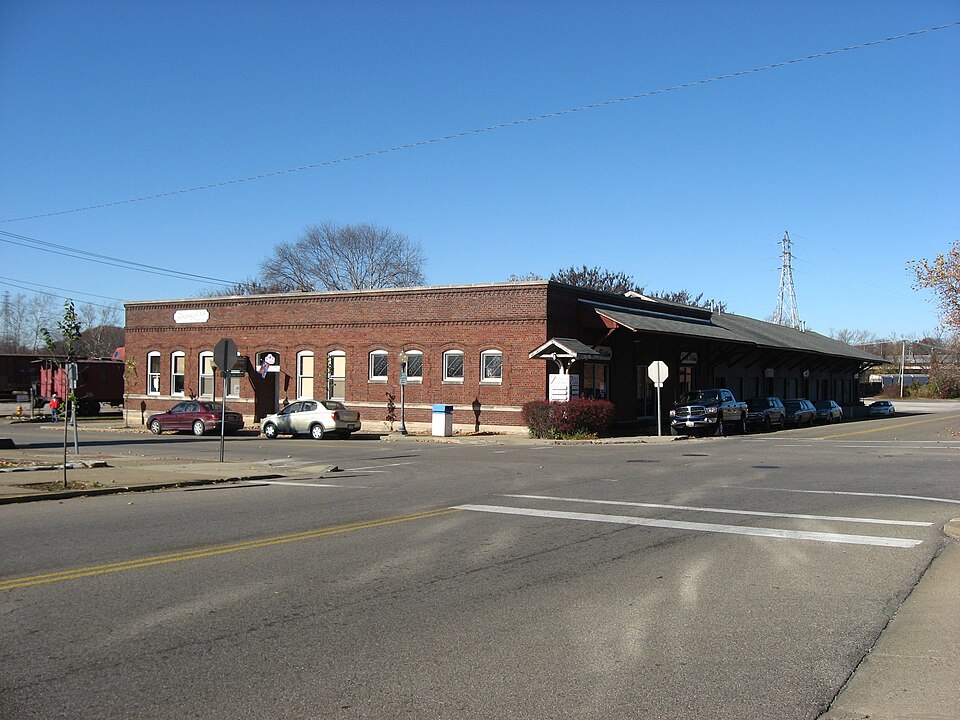 Photograph of Belt Line and New York Central Freight House