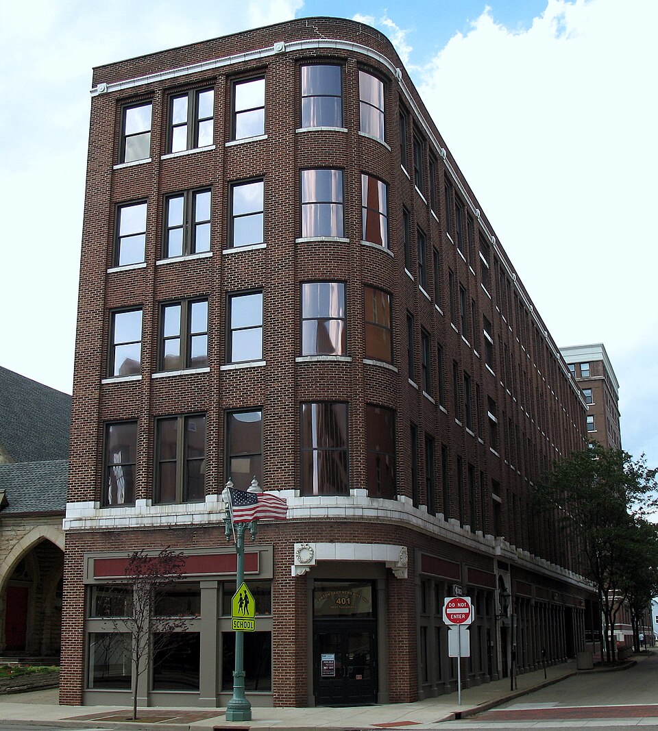 Photograph of Mellett-Canton Daily News Building