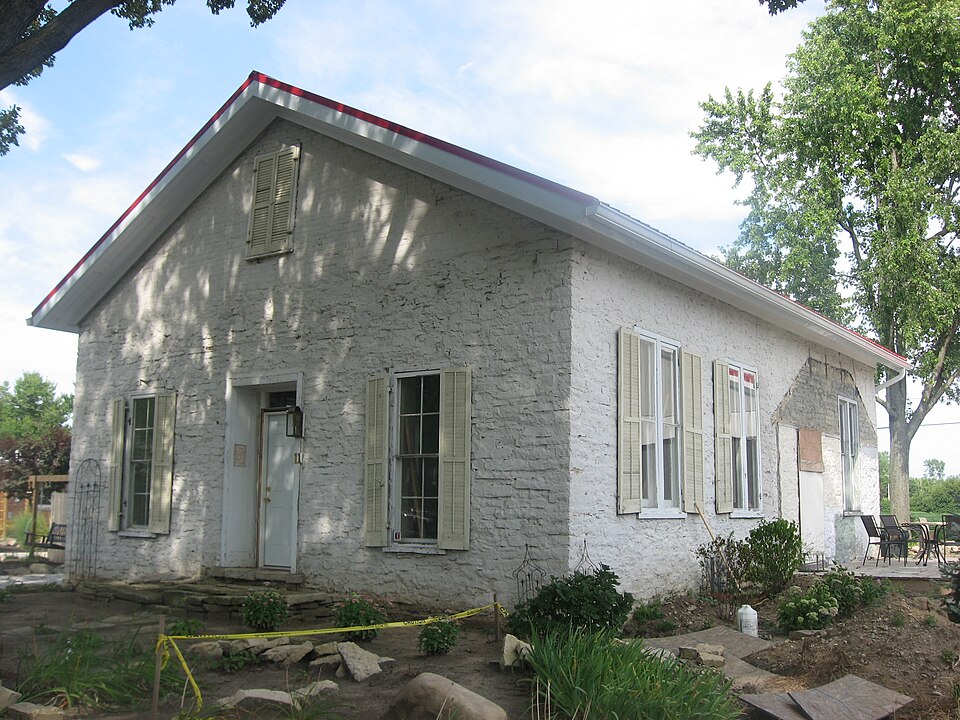 Photograph of Casstown Lutheran Stone Church