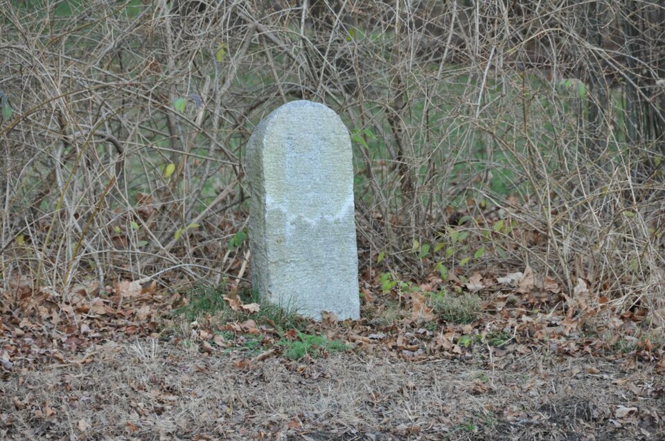 Photograph of Haverhill Street Milestone