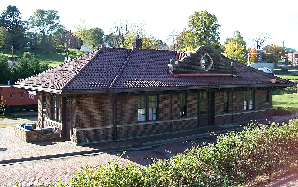 Photograph of Barnesville Baltimore and Ohio Railroad Depot