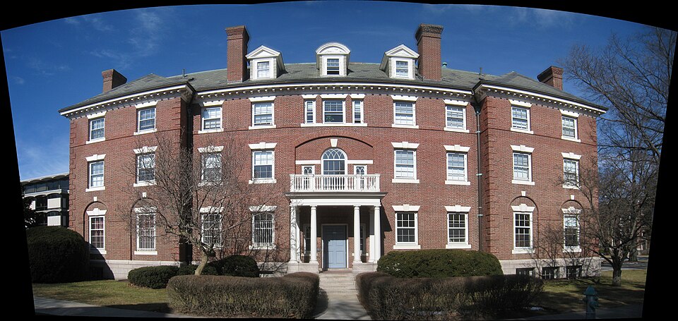Photograph of Bertram Hall at Radcliffe College