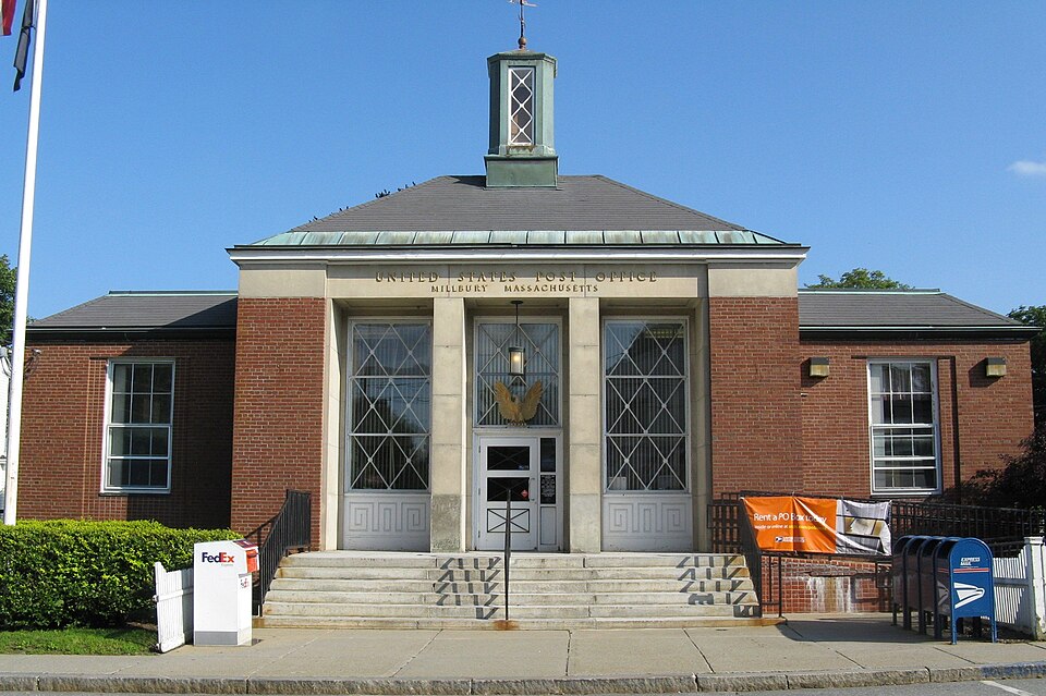Photograph of United States Post Office-Millbury Main