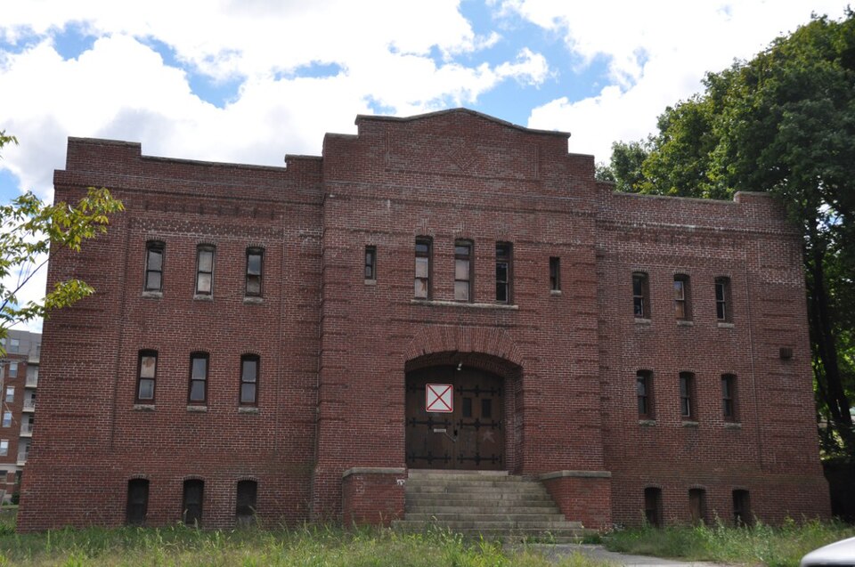 Photograph of Company F State Armory