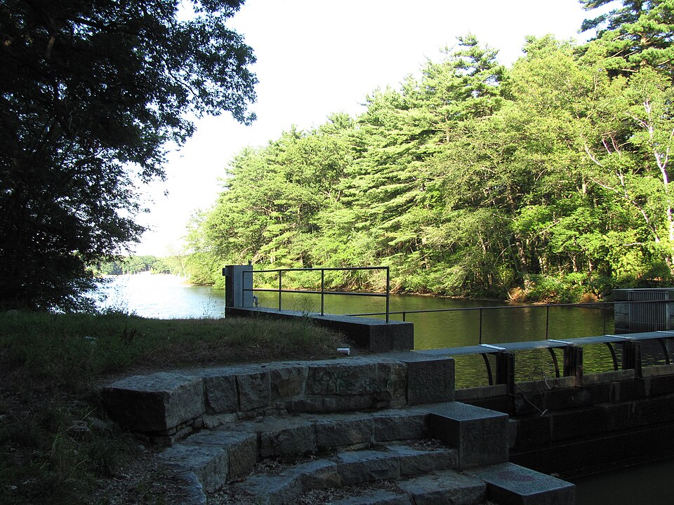 Photograph of Lake Cochituate Dam