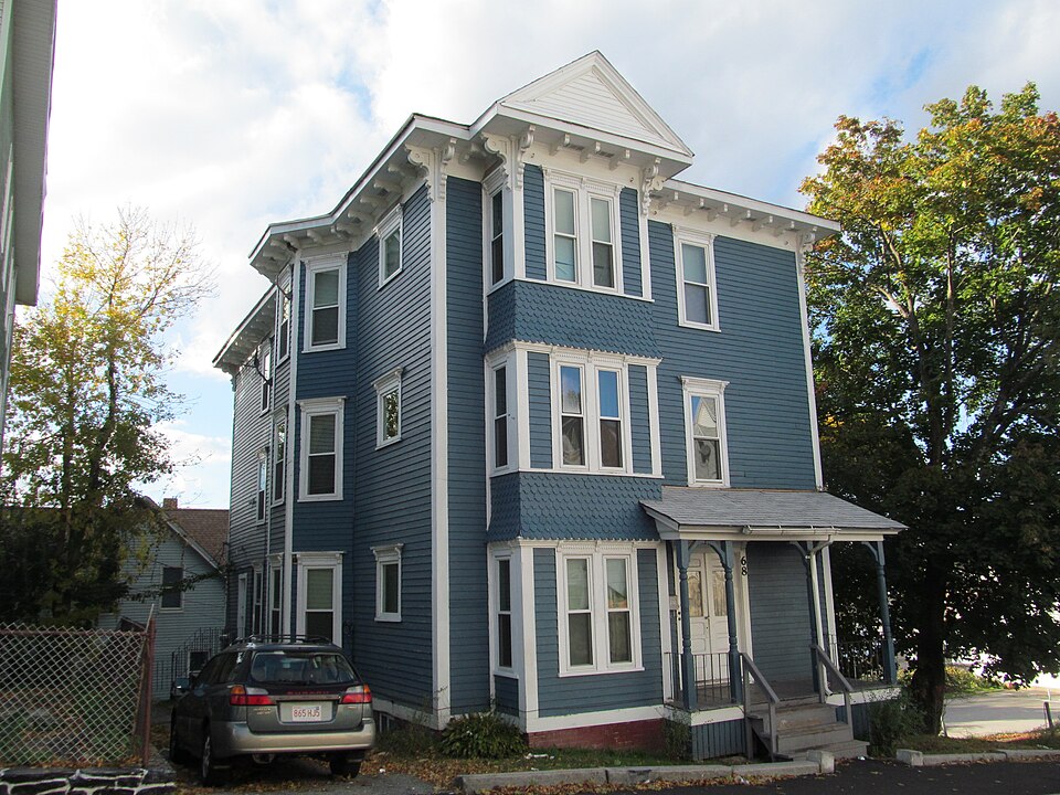 Photograph of Charles A. Hall Three-Decker