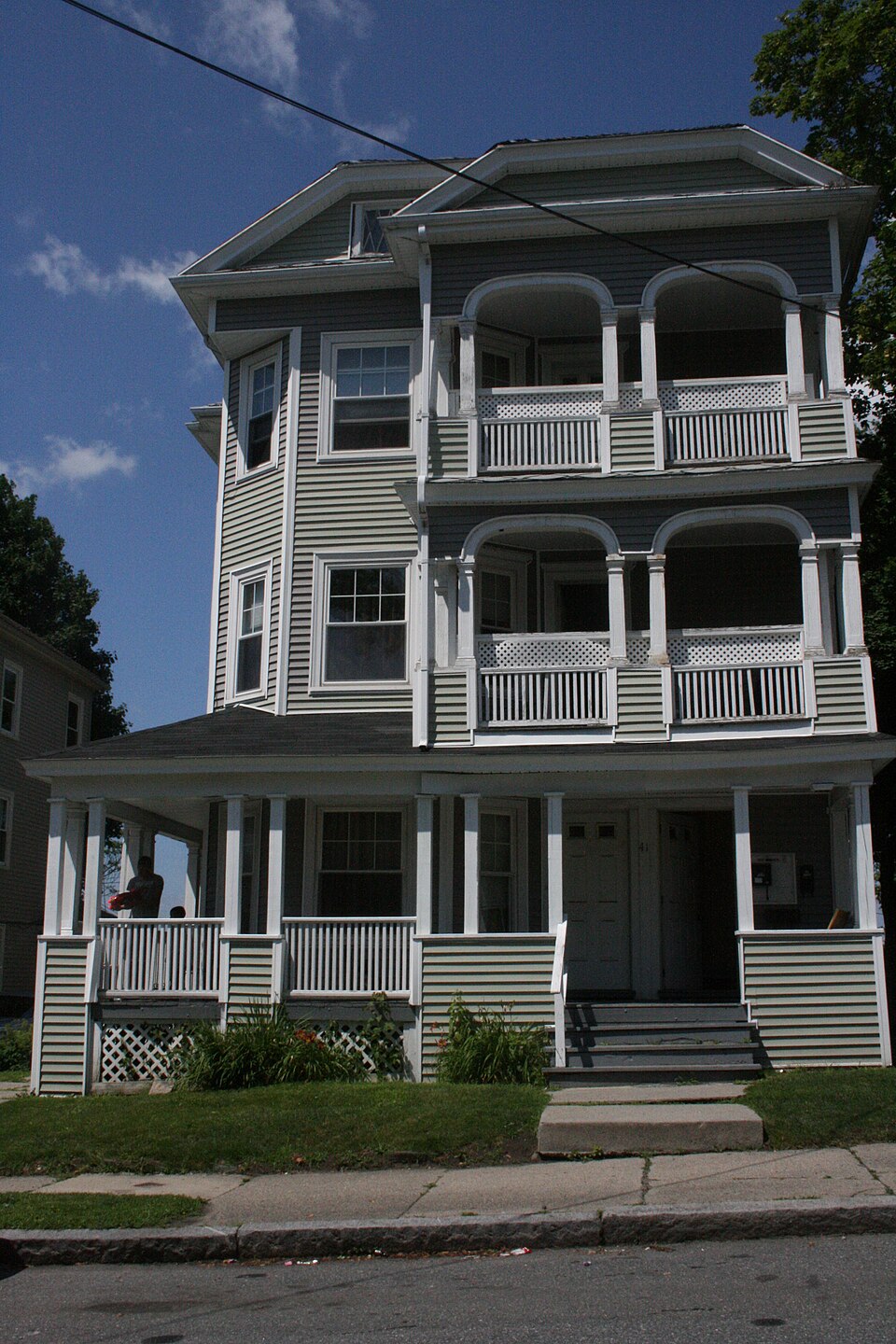 Photograph of Edna Stoliker Three-Decker