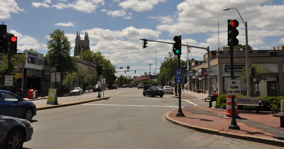 Photograph of West Newton Village Center Historic District