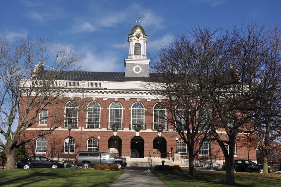 Photograph of Needham Town Hall Historic District