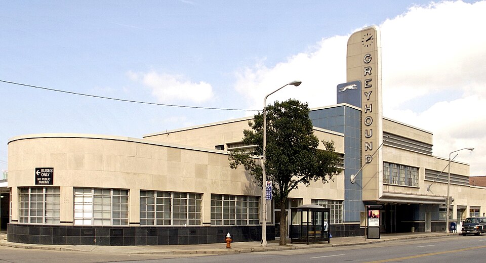 Photograph of Greyhound Bus Station
