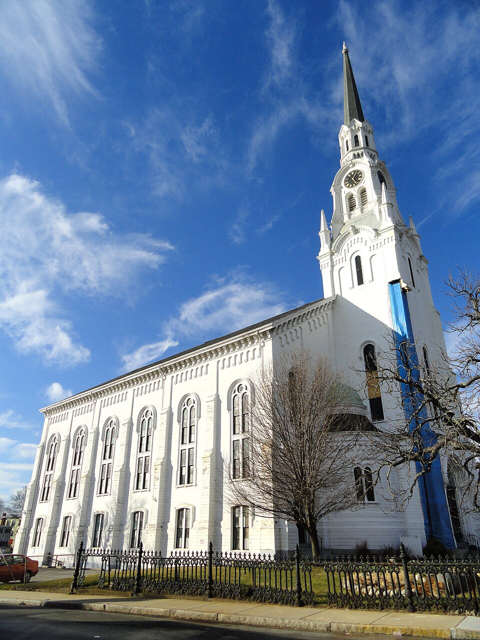 Photograph of First Congregational Church in Woburn