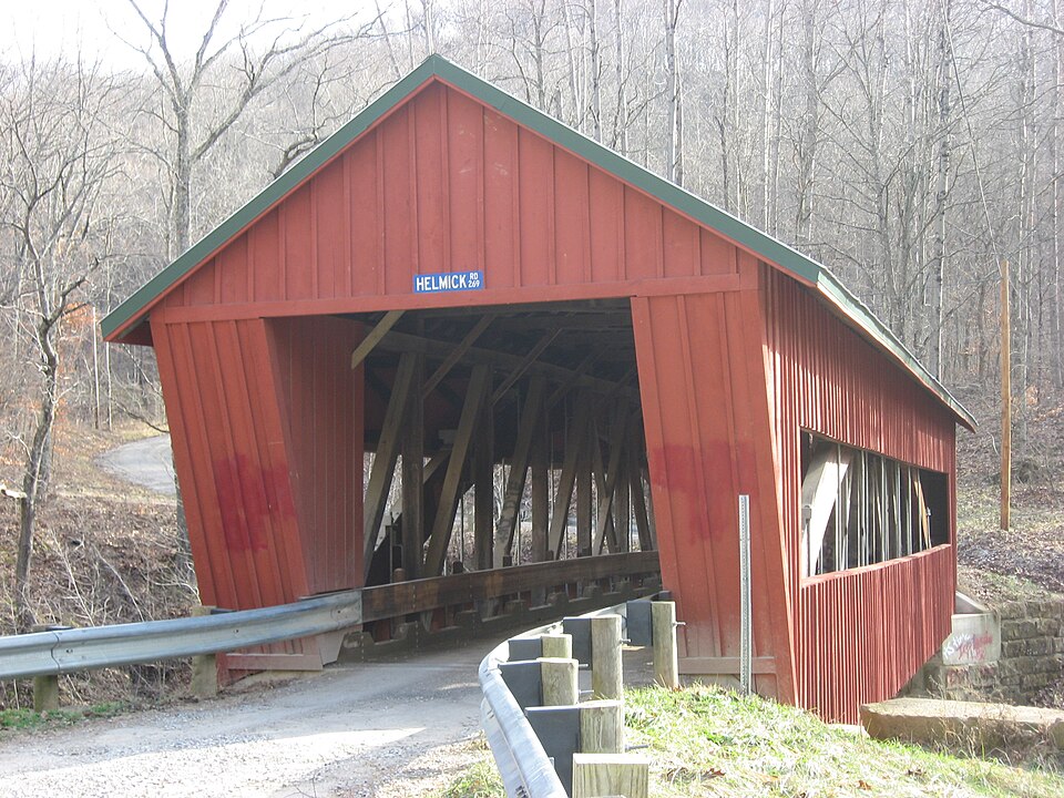 Photograph of Helmick Mill Covered Bridge