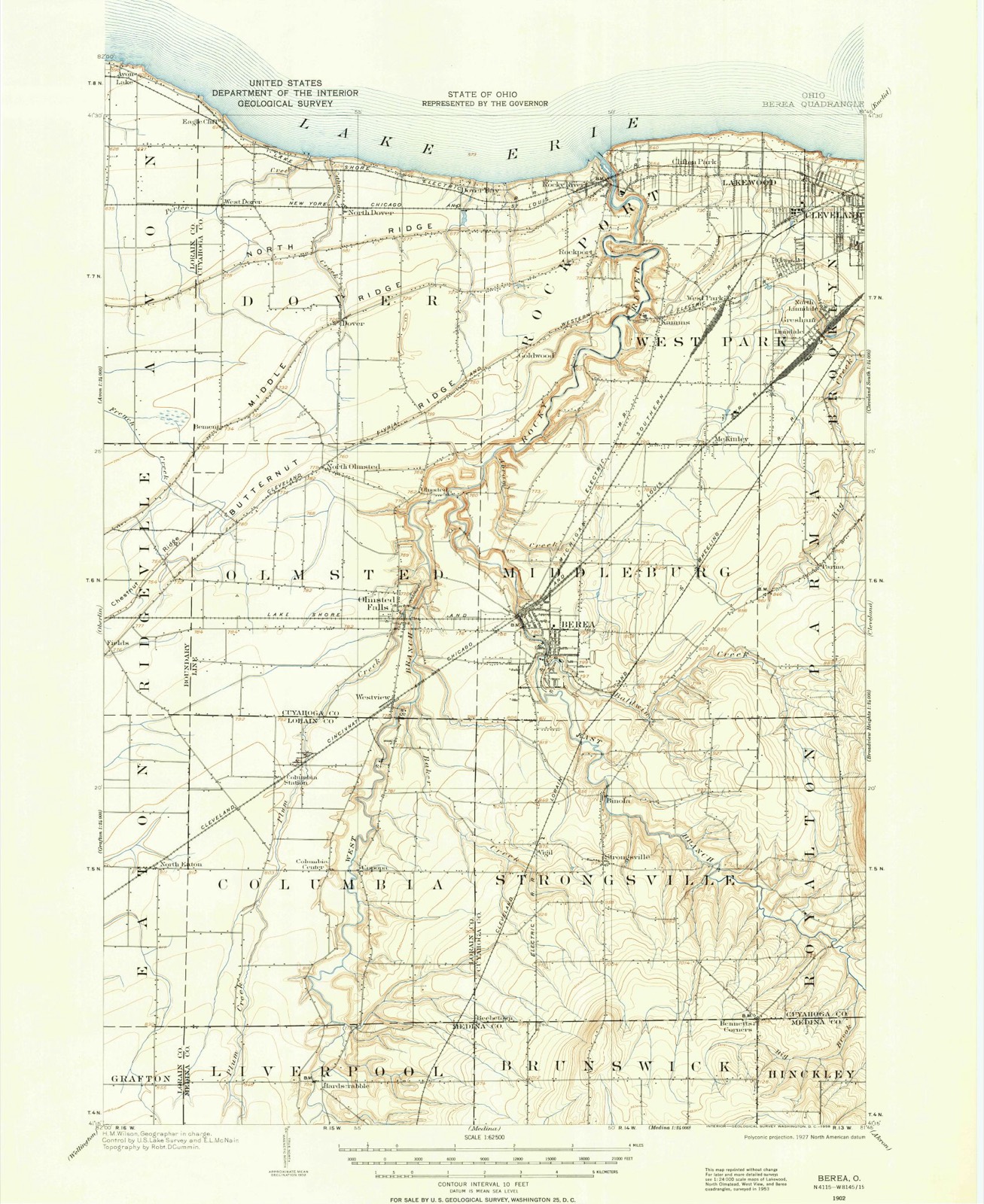 Topographic sheet of Hardscrabble, surveyed 1902