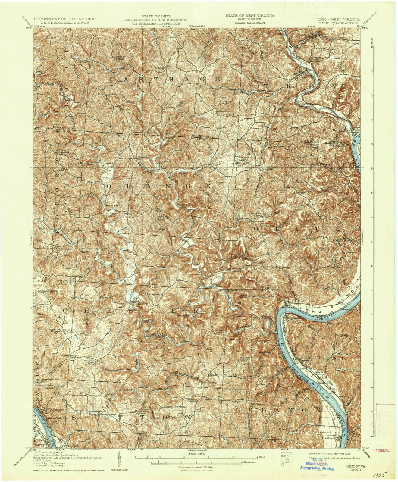 Topographic sheet of Bashan, surveyed 1907