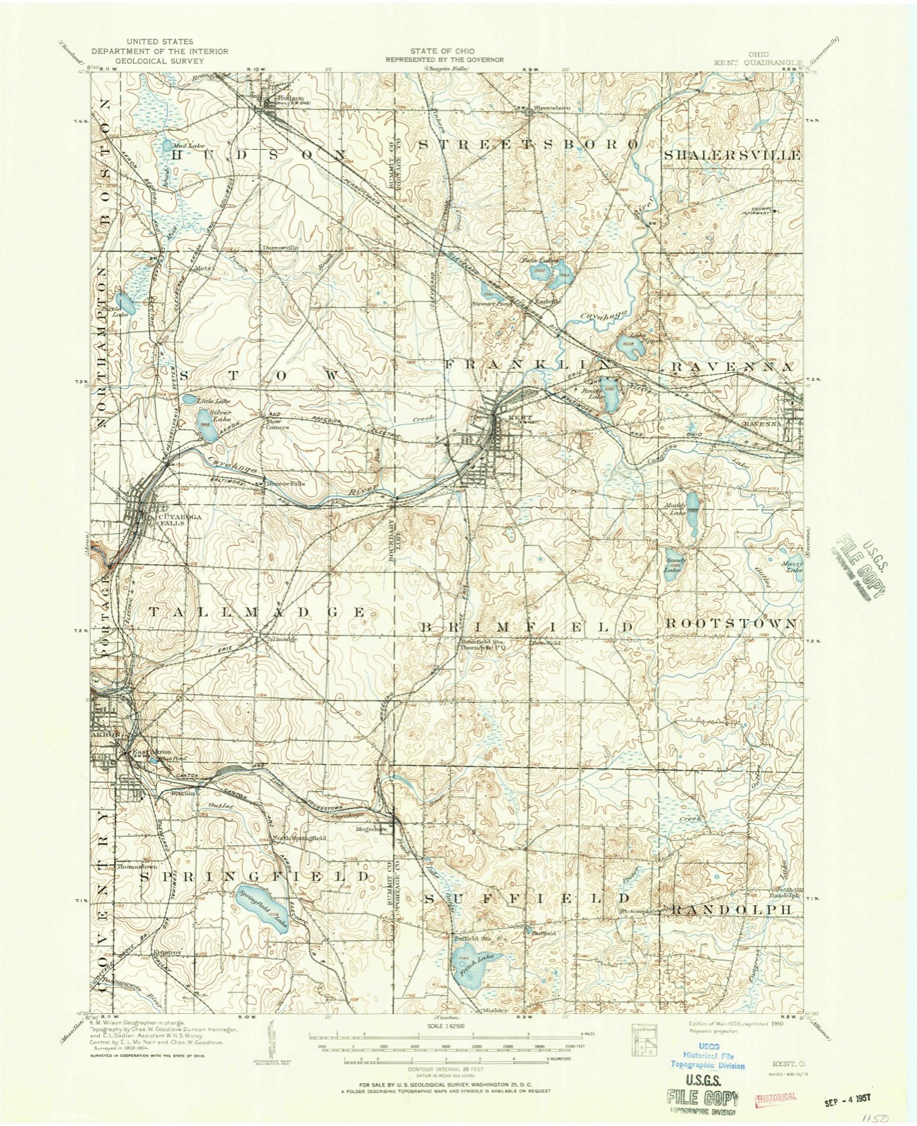 Topographic sheet of Bettes Corners, surveyed 1906