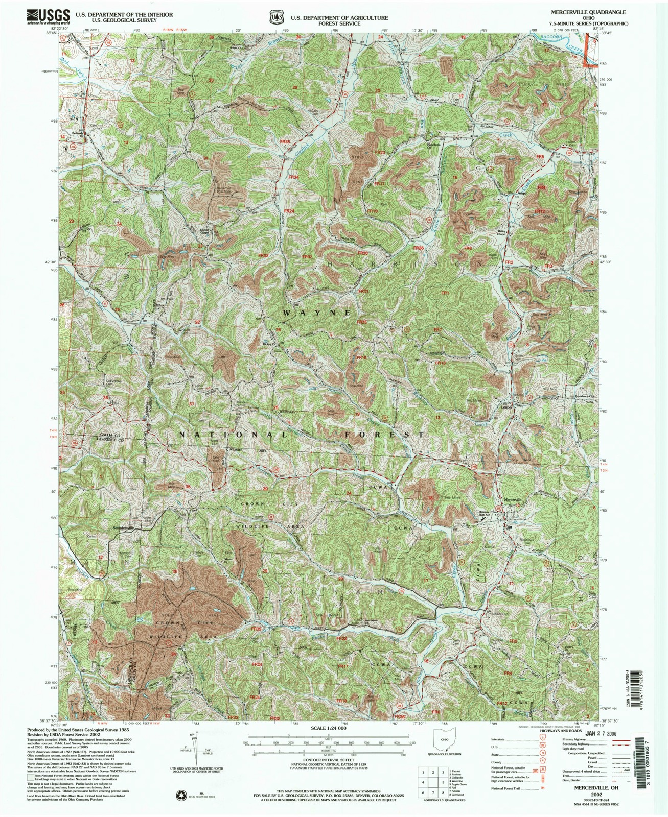 Topographic sheet of Leaper, surveyed 2002
