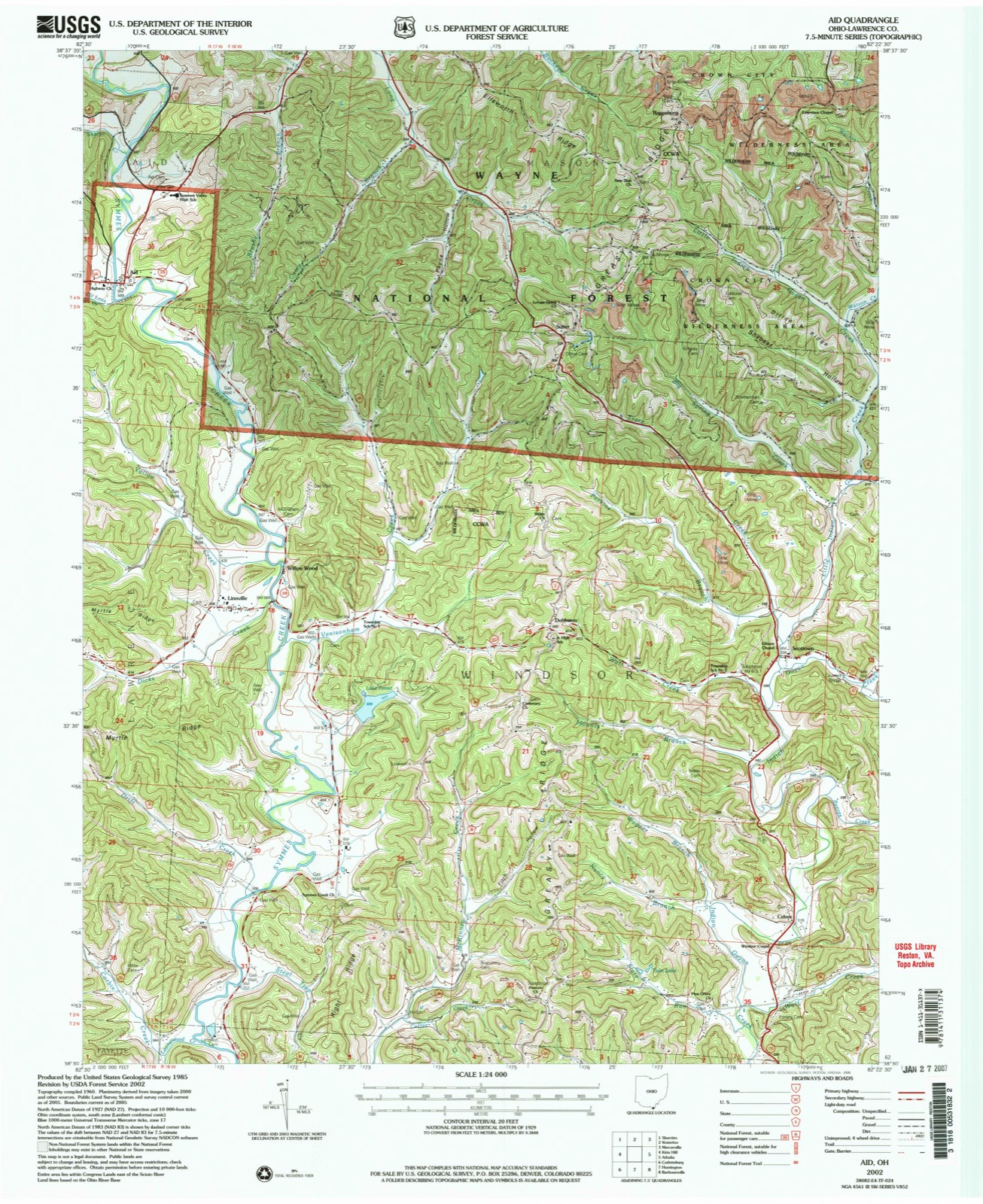 Topographic sheet of Rappsburg, surveyed 2002